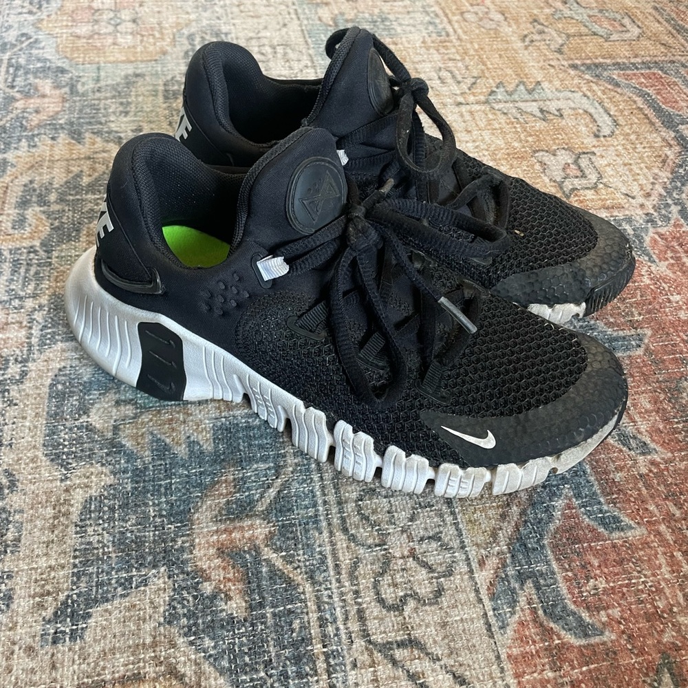 Nike Black and White Shoes